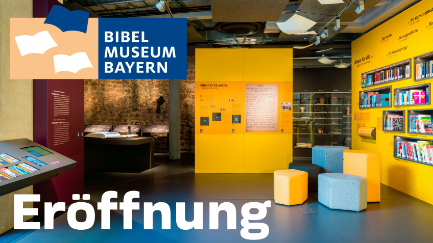 #AUFMACHER# Ab dem 8. April 2022 eröffnet das BIBEL MUSEUM BAYERN neue Zugänge zu einem einzigartigen Buch